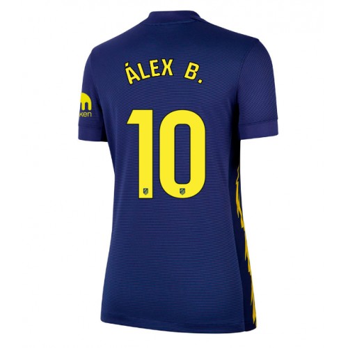 Atletico Madrid Alex Baena #10 Seconda Maglia Femmina 2025-26 Manica Corta